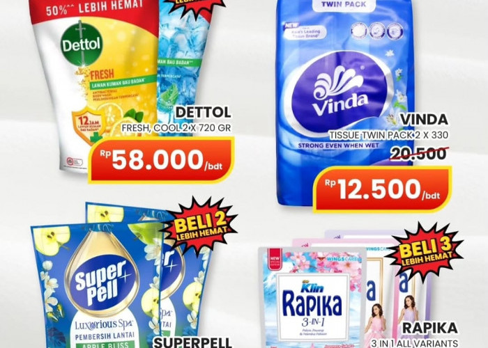Stok Terbatas, Promo Banded Pick of The Week Chandra Superstore Obral Paket Hemat, Cek Daftarnya 