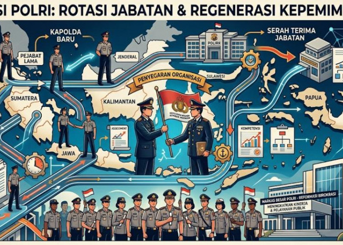 Mutasi Besar Polri,  Kapolresta Bandar Lampung hingga Enam Kapolres Lain  Berganti