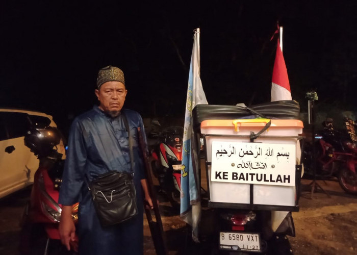 Niat Ibadah, Difabel bernama Syafriandi asal Jakarta Nekat ke Mekkah Gunakan Motor Roda Tiga