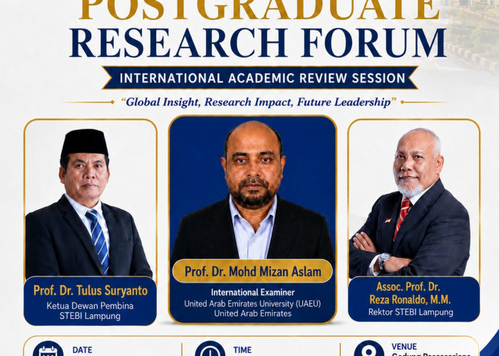 Tingkatkan Kapasitas Riset, Pascasarjana STEBI Lampung Gelar International Postgraduate Research Forum