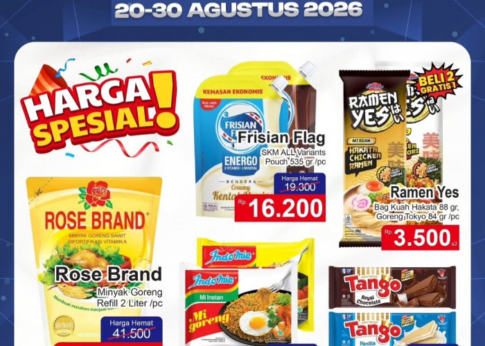 Spesial Krakatau Great Sale, Belanja Hemat Sembako dan Camilan Enak di Chandra Superstore 