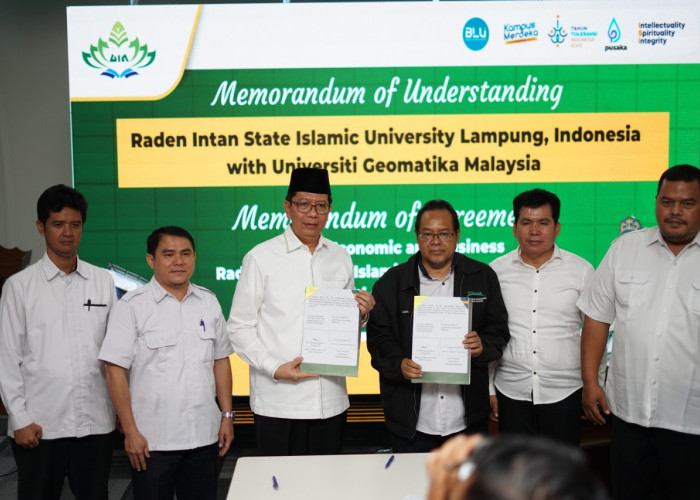 Percepat Internasionalisasi Kampus, UIN RIL Jalin Kerjasama dengan Universiti Geomatika Malaysia