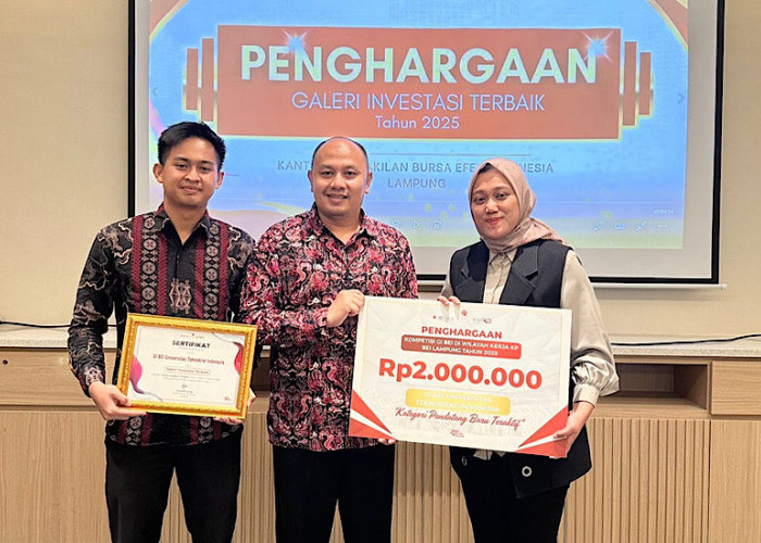 Galeri Investasi Teknokrat Raih Gelar Terbaik se-Lampung