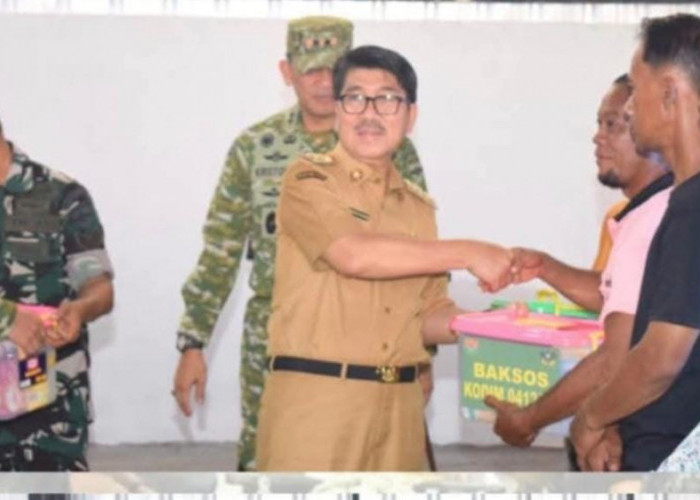Percepat Ekonomi Kerakyatan, Bupati Lampung Utara Hamartoni Ahadis Dampingi Pangdam II/Sriwijaya Tinjau KDMP