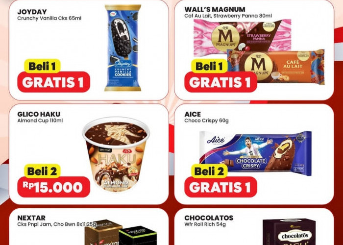 Hanya Berlaku 1 Hari, Intip Promo Double Date 8.8 Alfamart, Es Krim Favorit Beli 1 Gratis 1