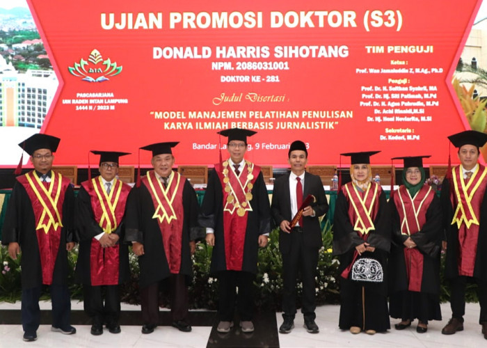 Sejarah, UIN Raden Intan Lampung Luluskan Doktor Non Muslim Pertama 