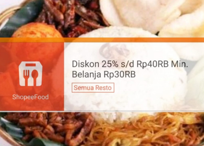 Diskon 25 Persen Untuk Sarapan Nasi Uduk Dengan Promo ShopeeFood Hari Ini, Klaim Vouchernya!