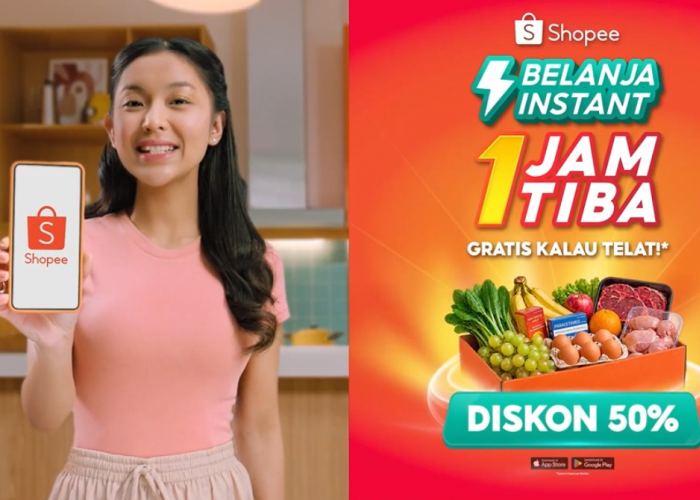 Shopee Hadirkan Belanja Instant 1 Jam Tiba, Belanja Sat Set dengan Diskon hingga 50 Persen