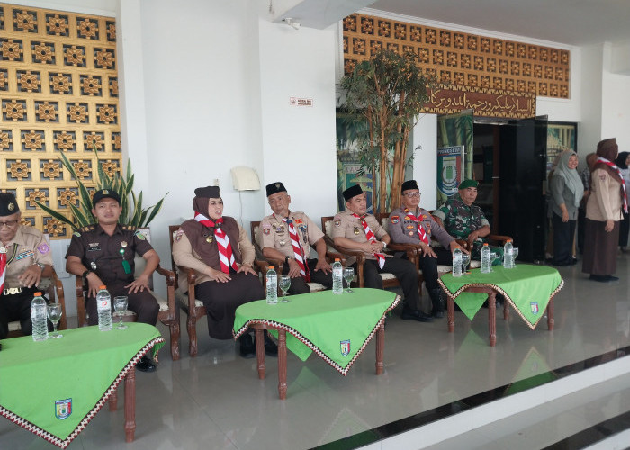 Kepala Kemenag Pringsewu Hadiri Pelepasan Kontingen Pringsewu pada Jambore Nasional XII 2026