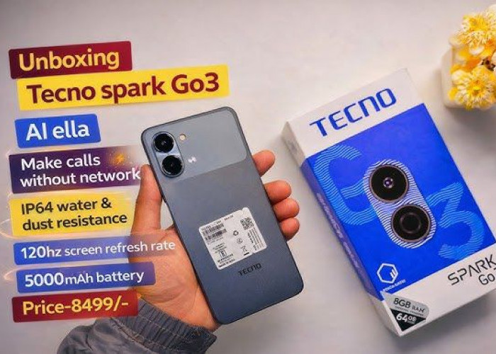Resmi Hadir! Tecno Spark Go 3 dengan Layar 120 Hz dan Harga Terjangkau
