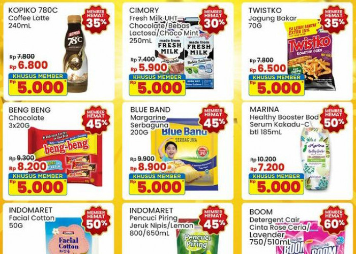 Promo Ceria Indomaret Lampung Banjir Diskon, Ada Kopi Latte Rp 5 Ribu