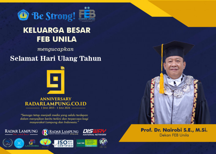 FEB Universitas Lampung: Selamat Ulang Tahun ke-9 Radar Lampung Online