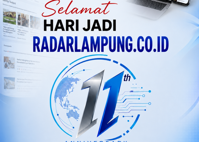 KEPALA BPKAD LAMPUNG: SELAMAT HARI JADI RADARLAMPUNG.CO.ID KE-11