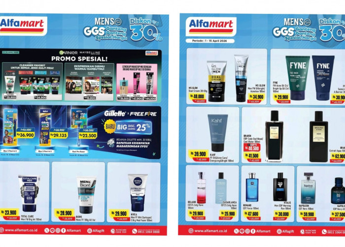 Alfamart Tebar Promo GGS, Ganteng Maksimal Modal Minim Sampai 15 April 2026