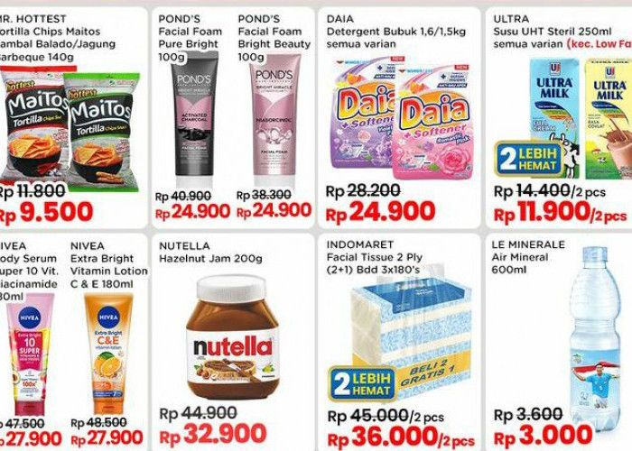 Promo Indomaret Spesial Harga Hemat, Dapatkan Selai Coklat Hazelnut Diskon Rp 32 Ribu