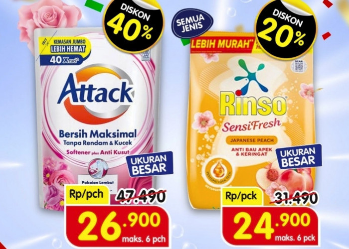 Promo Superindo Hingga 3 September 2025: Belanja Murah Deterjen Hingga Diskon 40 Persen, Baju Wangi Mood Happy