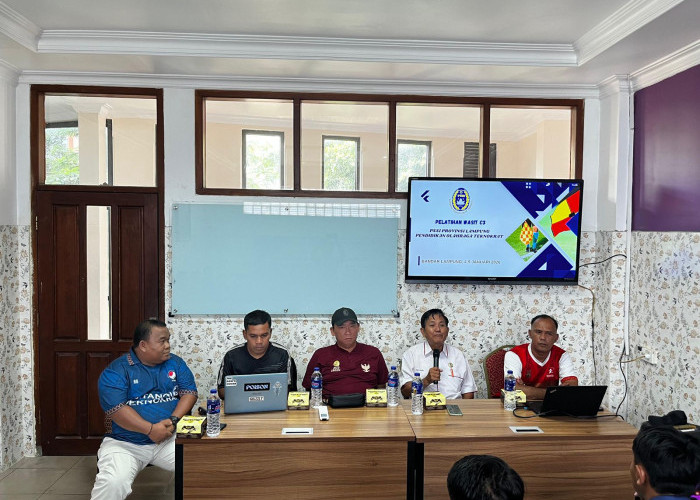 Teknokrat Bersama PSSI Lampung Gelar Pelatihan Wasit Sepak Bola Lisensi C3