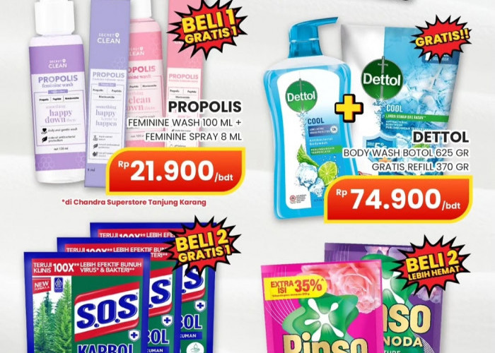 Promo Banded Pick of the Week Hadir Lagi di Chandra Superstore, Cek Daftar Belanja Hemat Minggu Ini