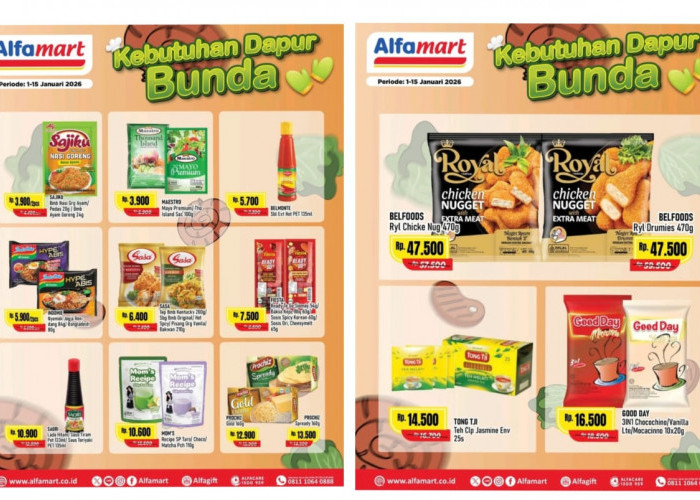 Update Promo Alfamart Kebutuhan Dapur Bunda, Belanja Bisa Dapat Mobil Juga Lho