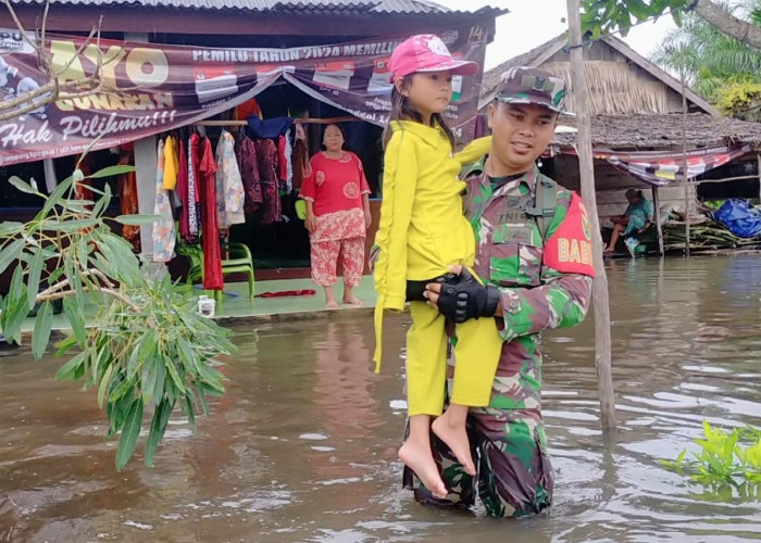 Banjir Masih Merendam Dusun Tebing Tinggi Desa Talang Batu Mesuji Lampung