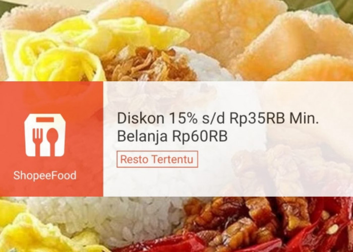 Promo ShopeeFood Hari Ini, Weekend Lebih Hemat Dengan Diskon Hingga Rp35 Ribu, Klaim Vouchernya!