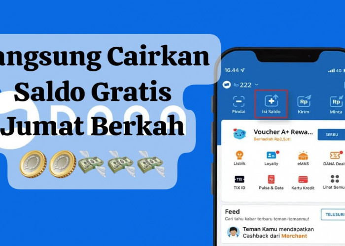 Langsung Cairkan Saldo DANA Kaget Rp 100 Ribu Spesial Jumat Berkah, Taps Amplop E-Wallet Berisi Uang Hari Ini