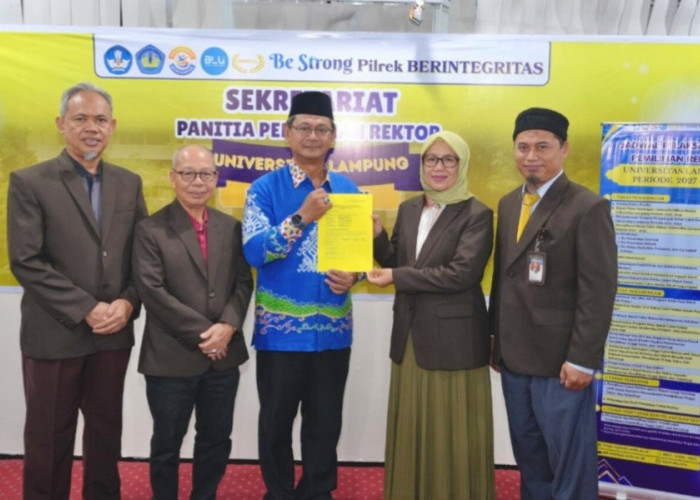 Usung Gagasan Unila Excellent, Prof Asep Sukohar Resmi Daftar Bakal Calon Rektor Universitas Lampung 2027–2031