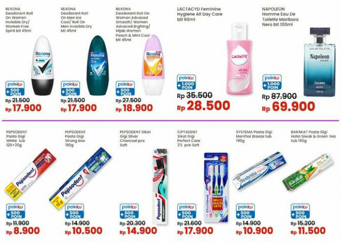 Promo Indomaret Kamis 16 Januari 2025, Dapatkan Diskon Deodorant Wanita Rp 17 Ribu