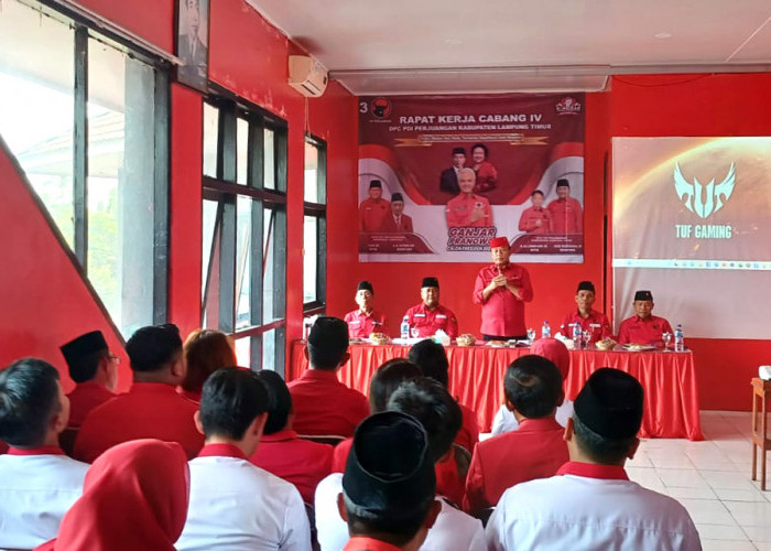 DPC PDI Perjuangan Lampung Timur Gelar Rakercab, Ini Target untuk Pemilu 2024 
