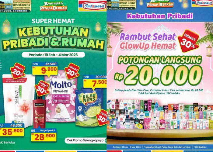 Update Promo Indomaret 19 Februari–4 Maret 2026: Diskon Kebutuhan Rumah Tangga hingga Diskon 50 Persen