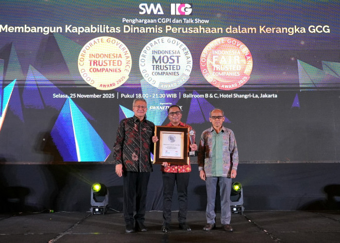 BRI Dinobatkan Jadi Perusahaan dengan Tata Kelola Terbaik di Penghargaan Indonesia Trusted Companies 2025