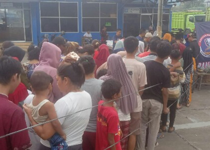 Warga Way Lunik Panjang Antusias Hadiri Makan Murah dan Kumpul Bareng Ganjarist Bandar Lampung 