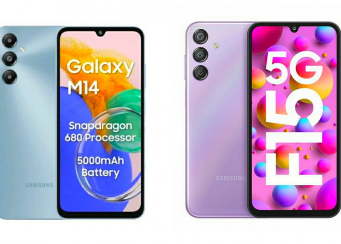 Perbandingan Spesifikasi dan Harga Antara Samsung Galaxy F15 5G dan Samsung Galaxy M14, Mending Pilih Mana?