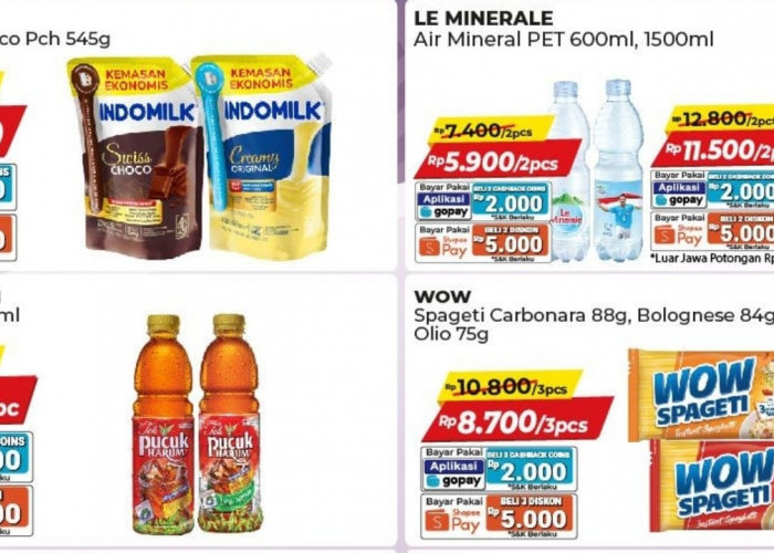 Promo Spesial Mingguan Hadir Lagi! Dapatkan Produk Favorit Keluarga di Alfamart Dengan Budget Hemat