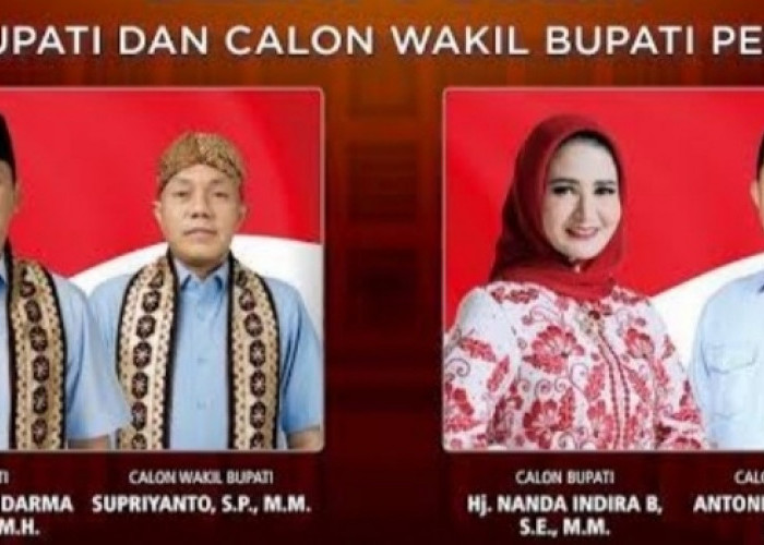 Peta Elektoral Pilkada Pesawaran, Nanda-Antonius 35,89 %, Aries-Supriyanto 21,99 %, Swing Voters Jadi Sorotan 