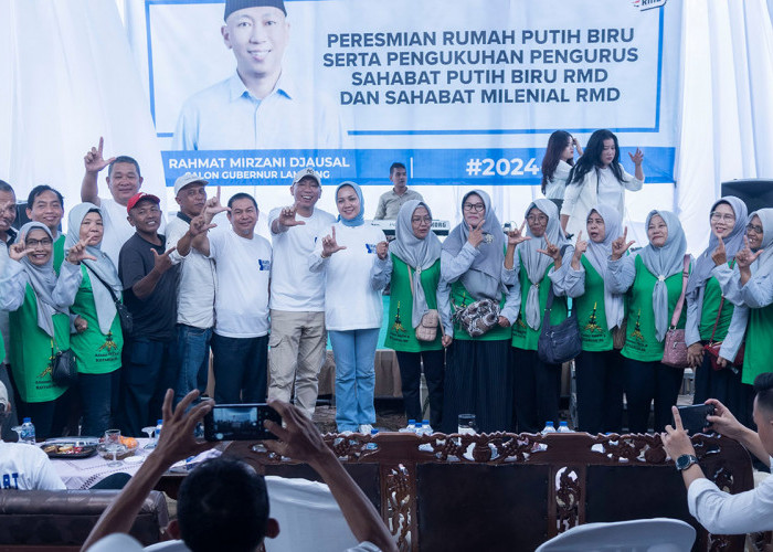 Mulai Perjuangan Dari Lampura, Relawan Sahabat Putih Biru dan Sahabat Milenial Dukung RMD Jadi Cagub Lampung