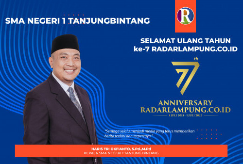 SMA Negeri 1 Tanjung Bintang Mengucapkan Selamat Ulang Tahun ke-7 Radarlampung.co.id
