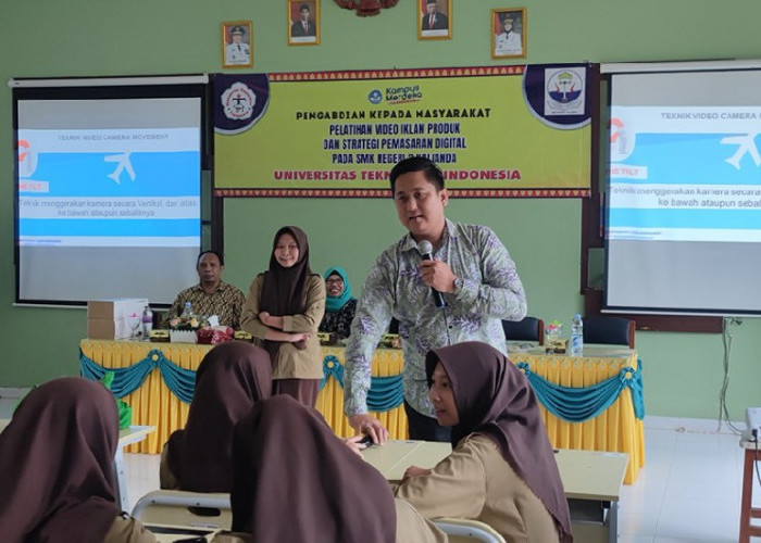 Dosen Teknokrat PKM di SMKN 2 Kalianda, Lampung Selatan