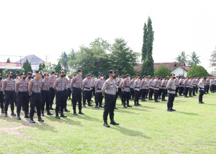 230 Personel Disiapkan Polres Tulang Bawang Hadapi Peristiwa Kontijensi