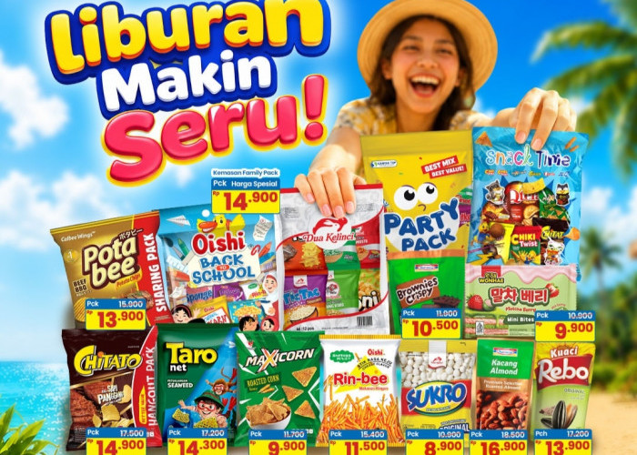 Promo Liburan Makin Seru di Indomaret: Diskon Besar Aneka Camilan Favorit Selama Juni 2026