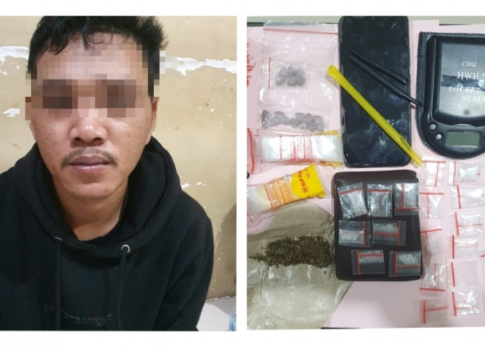Polisi Gagalkan Puluhan Gram Sabu Siap Edar, Tangkap Pengedar Barang Haram asal Lampung Selatan
