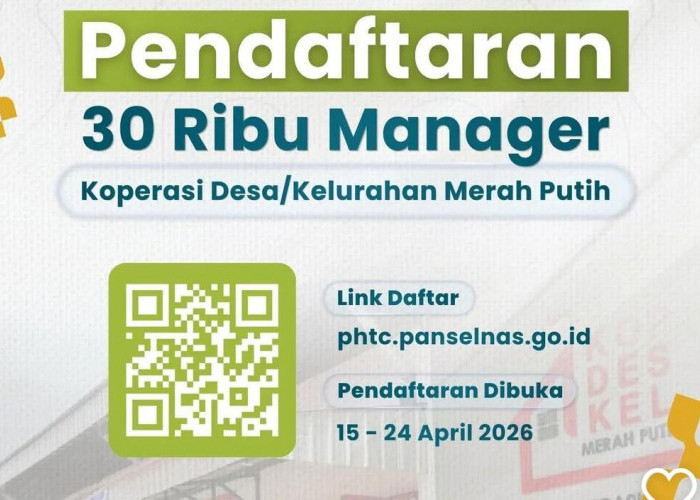 Sisa 4 Hari Lagi! Link Pendaftaran Kopdes Merah Putih 2026, Simak Tata Cara Daftar Rekrutmen Manajer 2026