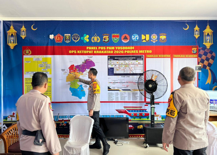 Jelang Arus Mudik Lebaran 2026, Kapolres Metro Cek Langsung 4 Titik Pos Operasi Ketupat Krakatau