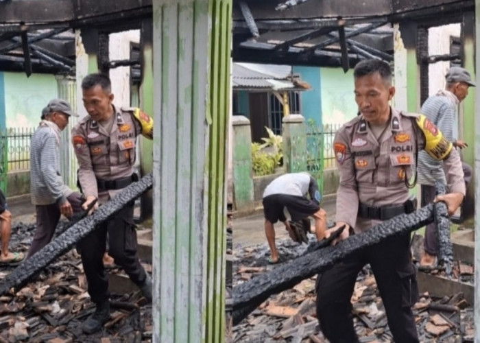 Rumah Warga Pekon Wates Pringsewu Ludes Terbakar, Kerugian Capai Rp 300 Juta, Begini Kondisinya