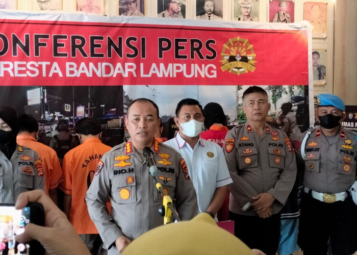 7 Pelaku Curanmor Diamankan, Sudah Beraksi di 91 TKP di Kota Bandar Lampung
