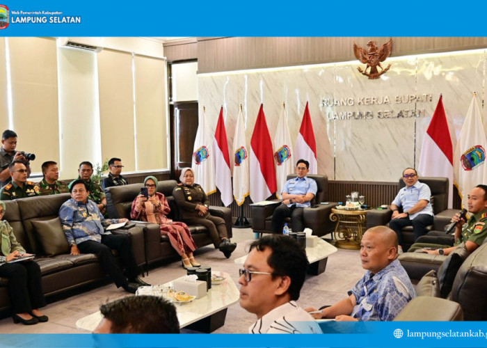 Sinergi Bupati-Forkopimda Lamsel Kawal Program Nasional KDMP, Dandim 0421/LS Pacu Percepatan Pembangunan Gerai