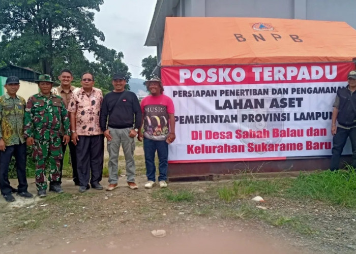 Pemprov Lampung Dirikan Posko Terpadu di Lahan Sabah Balau dan Sukarame Baru 