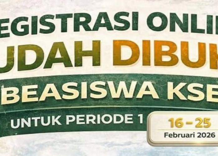 Beasiswa KSE 2026 Resmi Dibuka! Buruan Daftar dan Amankan Peluang Emas untuk Masa Depanmu