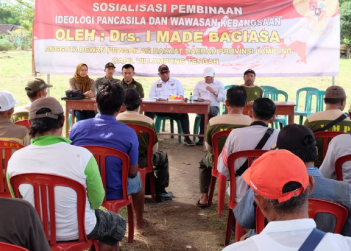 Pimpinan Komisi II DPRD Lampung Ajak Warga Hidup Damai dan Sejahtera