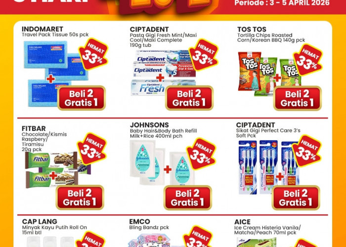 Promo Double Date 4.4 Indomaret, Serba Gratis dan Hemat Hingga 33 Persen, Hanya 3 Hari